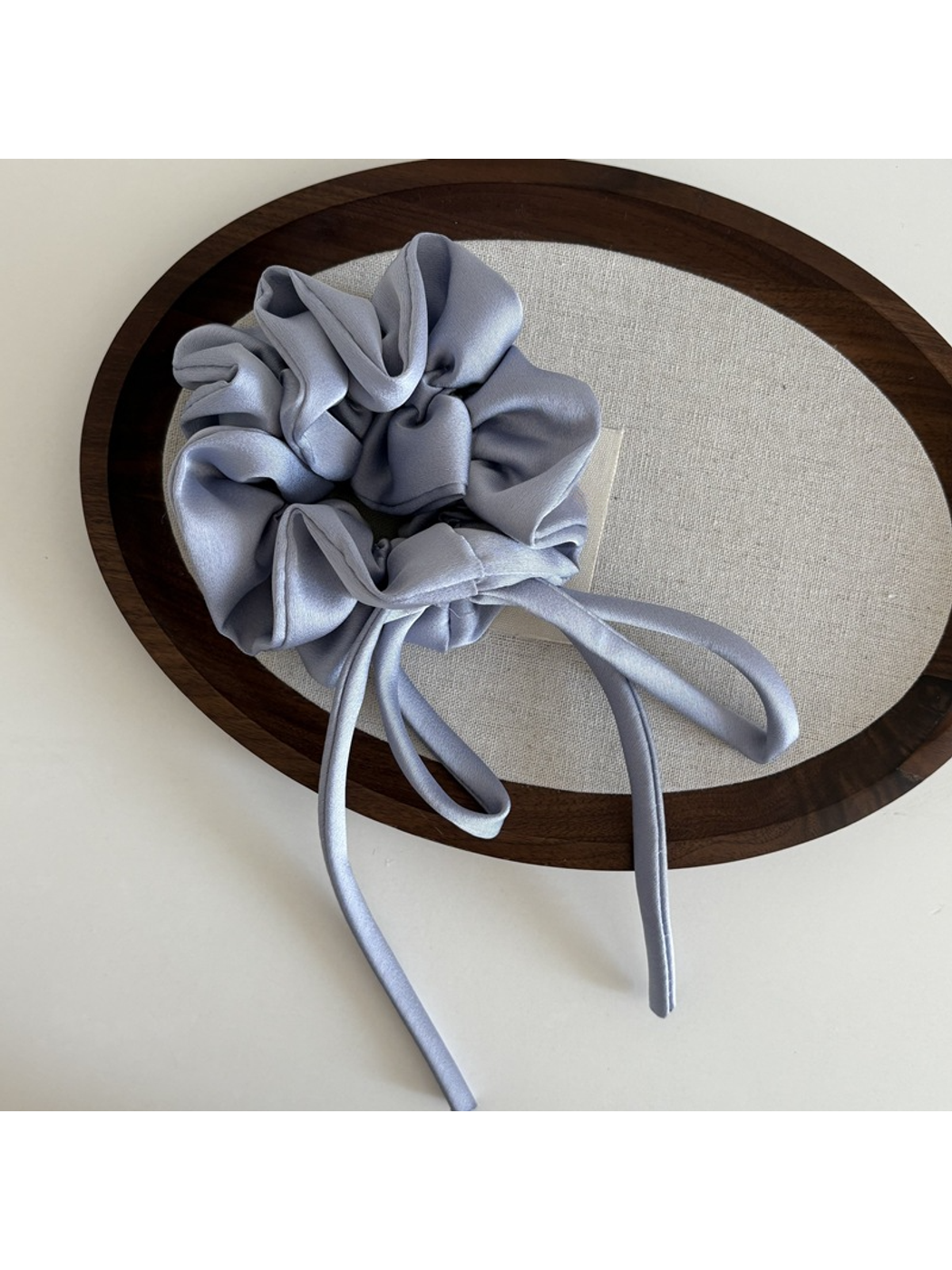 Gifty - Satin Bow Ribbon Oversized Scrunchie