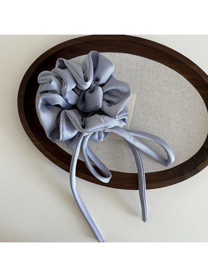 Gifty - Satin Bow Ribbon Oversized Scrunchie