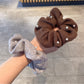 Gifty - Fall Winter Crinkle Bead Scrunchie