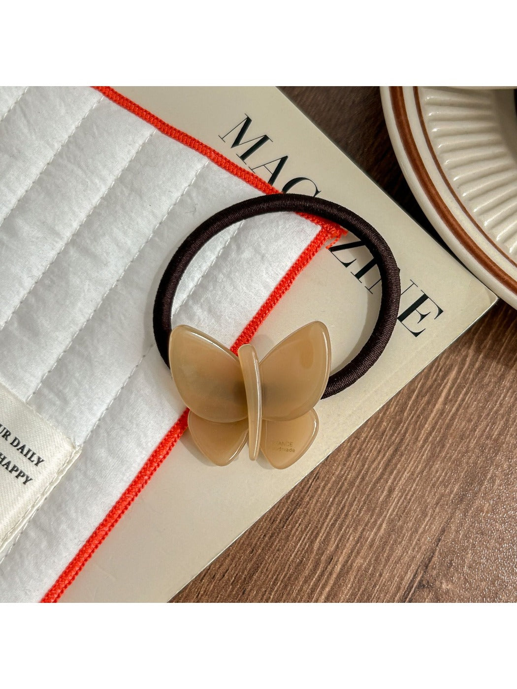 Gifty - Elegant Acetate Butterfly Hair Tie