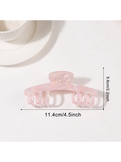 Beau - Wide Butterfly Shape PVC Hair Claw Clip
