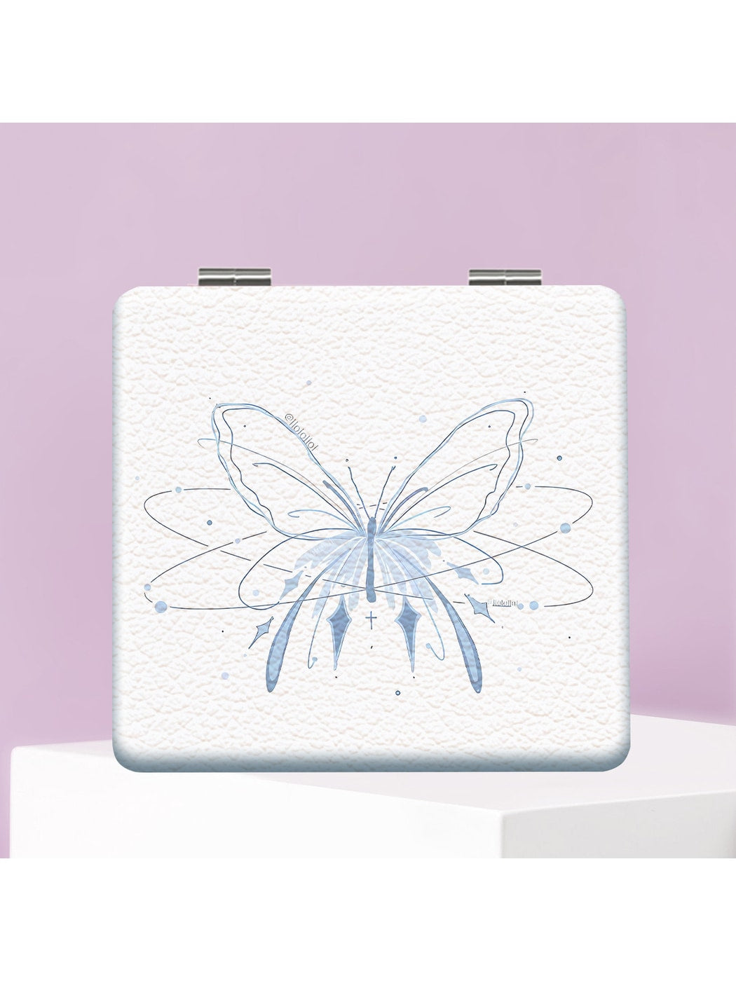 Mirroray - Decorative Butterfly Print Portable Mirror