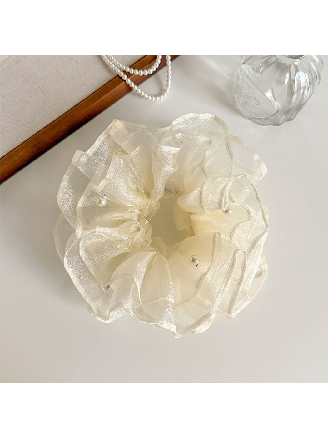 Gifty - Layered Organza Style Ponytail Scrunchie