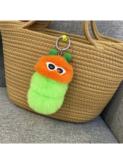 Keypus - Cute Creative Caterpillar Keychain