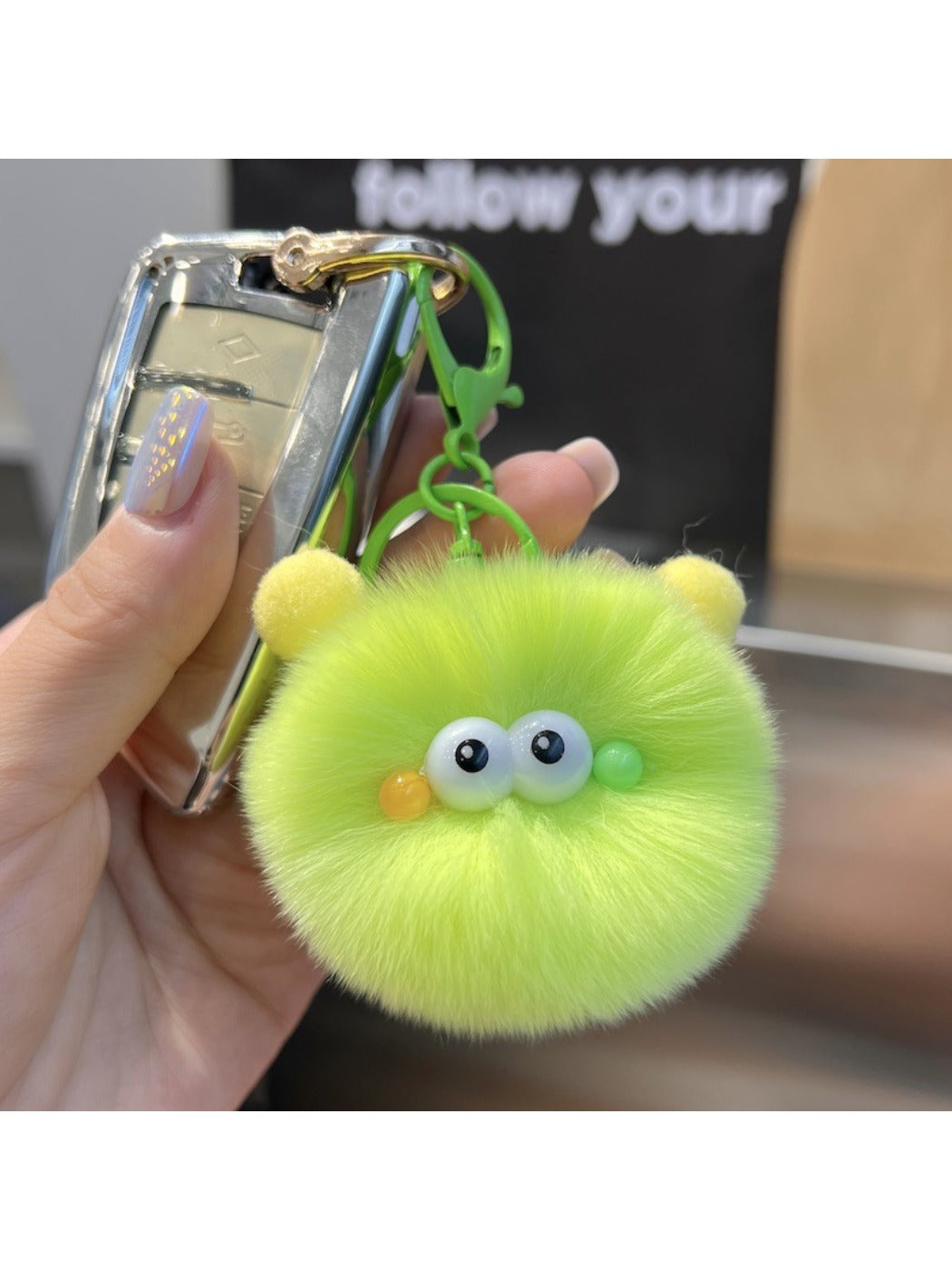 Keypus - Cute Small Furball Keychain