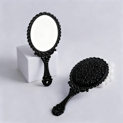 Mirroray - Oval Scalloped Hand Mirror