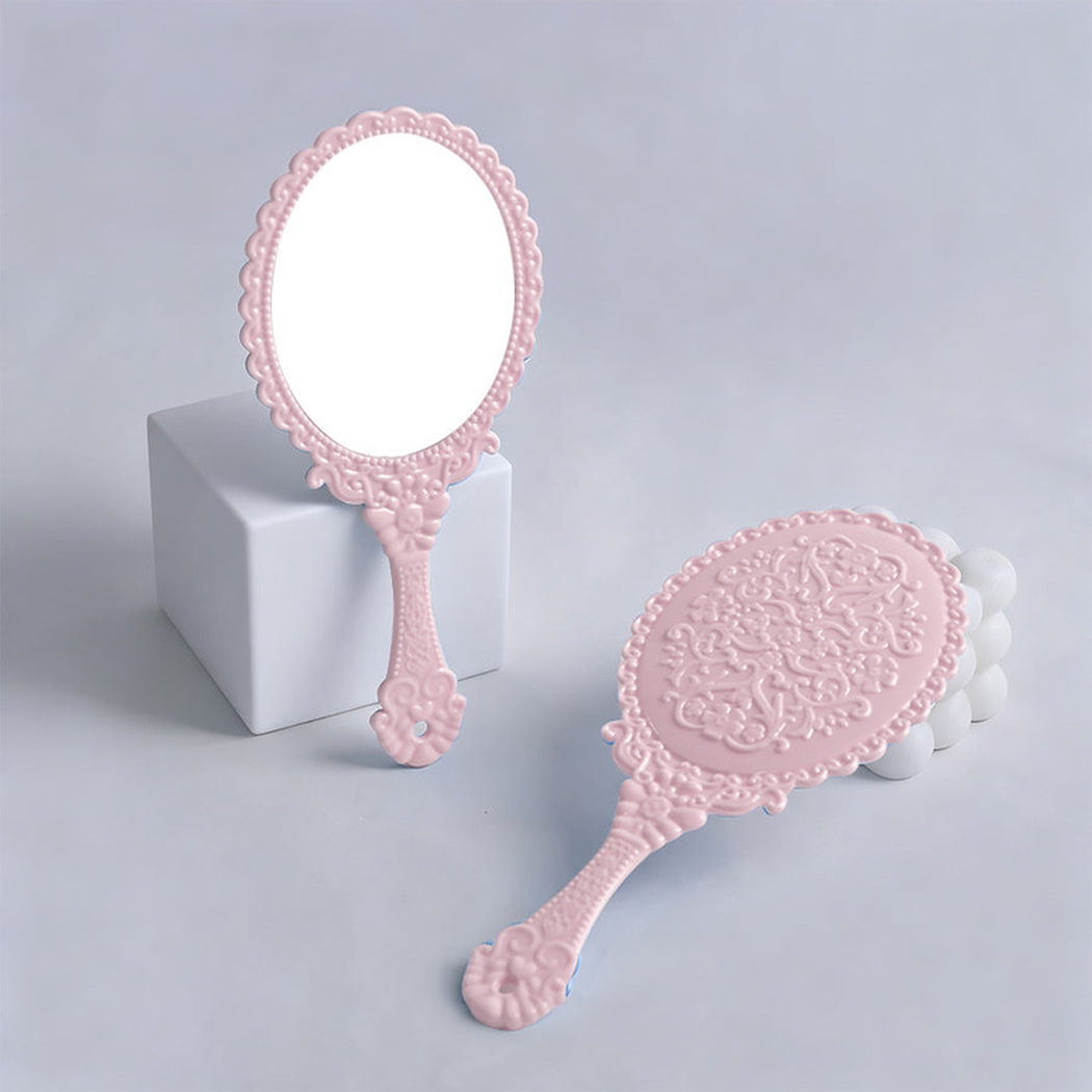 Mirroray - Oval Scalloped Hand Mirror