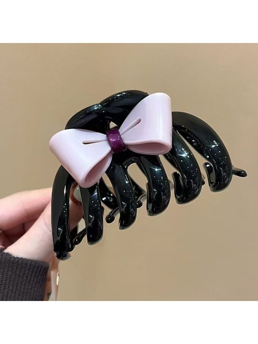 Beau - Romantic Pumpkin Bow Hair Clip
