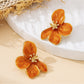 Earedge - Sweet Floral Petal Design Stud Earrings