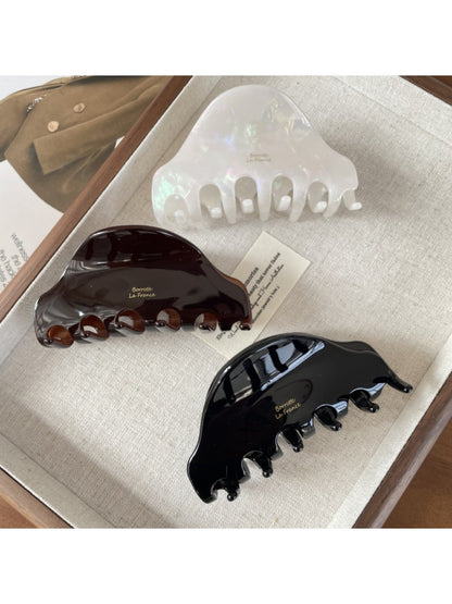 Beau - Vintage Half Moon Hair Claw Clip