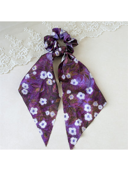 Gifty - Elegant Ink Hair Scrunchie
