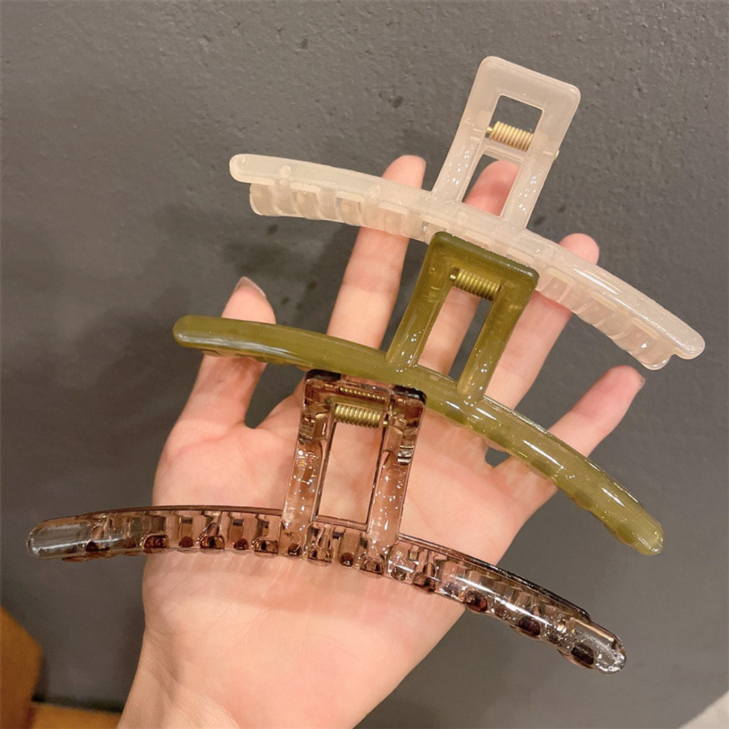 Beau - Elegant One-Line Plastic Claw Clip