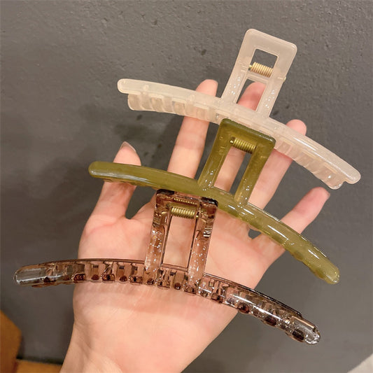 Beau - Elegant One-Line Plastic Claw Clip