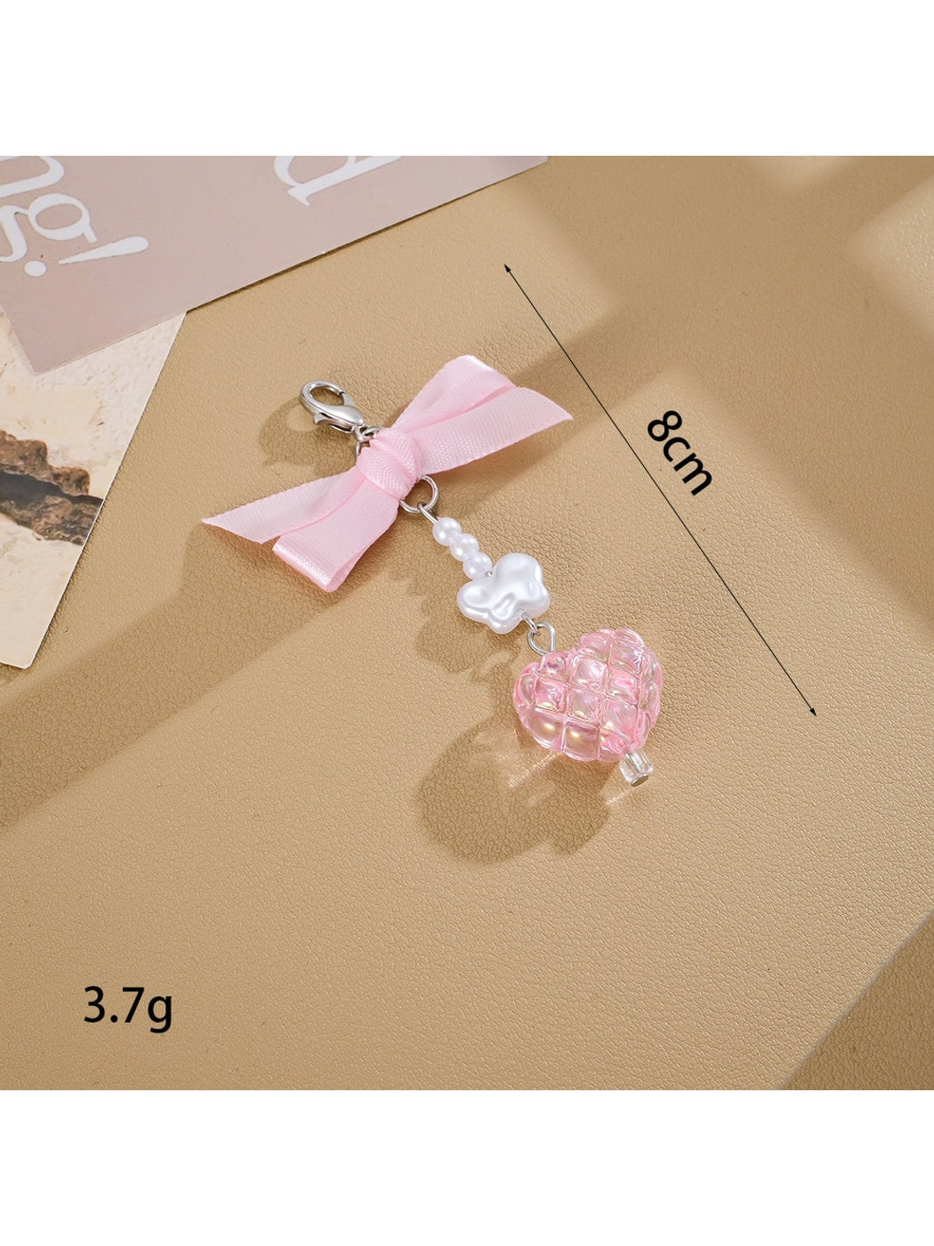 Keypus - Sweet Bow Charm Bag Hanging Decorative Keychain