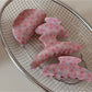 Beau - Pink Rose Patterned Hair Claw Clip