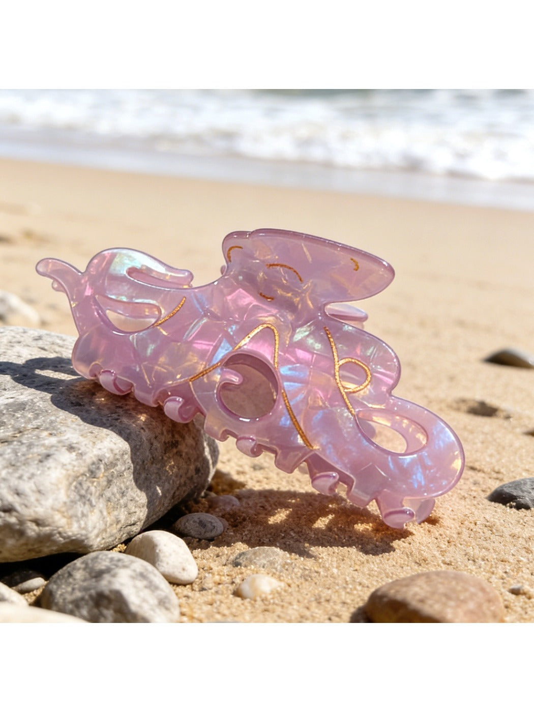 Beau - Glitter Colorful Octopus-Shaped Hair Clip
