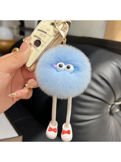 Keypus - Long Legs Little Coal Ball Keychain