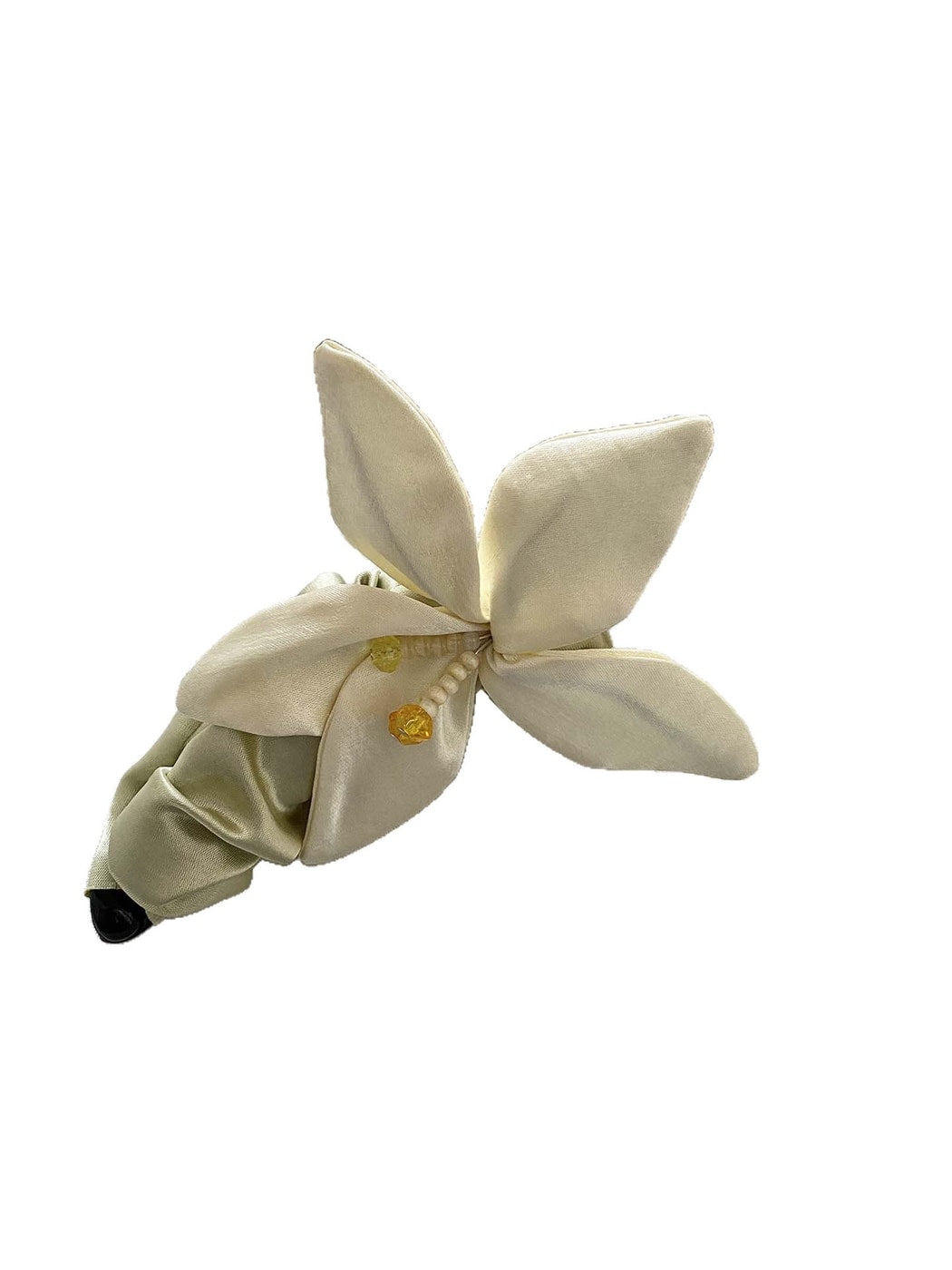 Beau - Lily Flower Satin Look Banana Clip