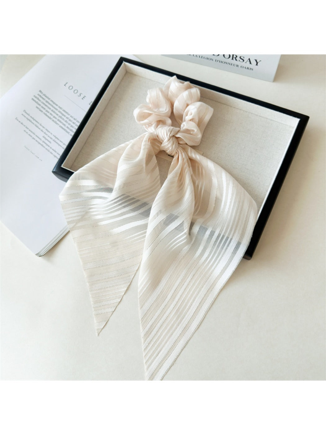 Gifty - Soft Ribbon Hair Scrunchie