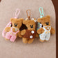 Keypus - Polyester Plush Bear Hanging Bag Charm Keychain