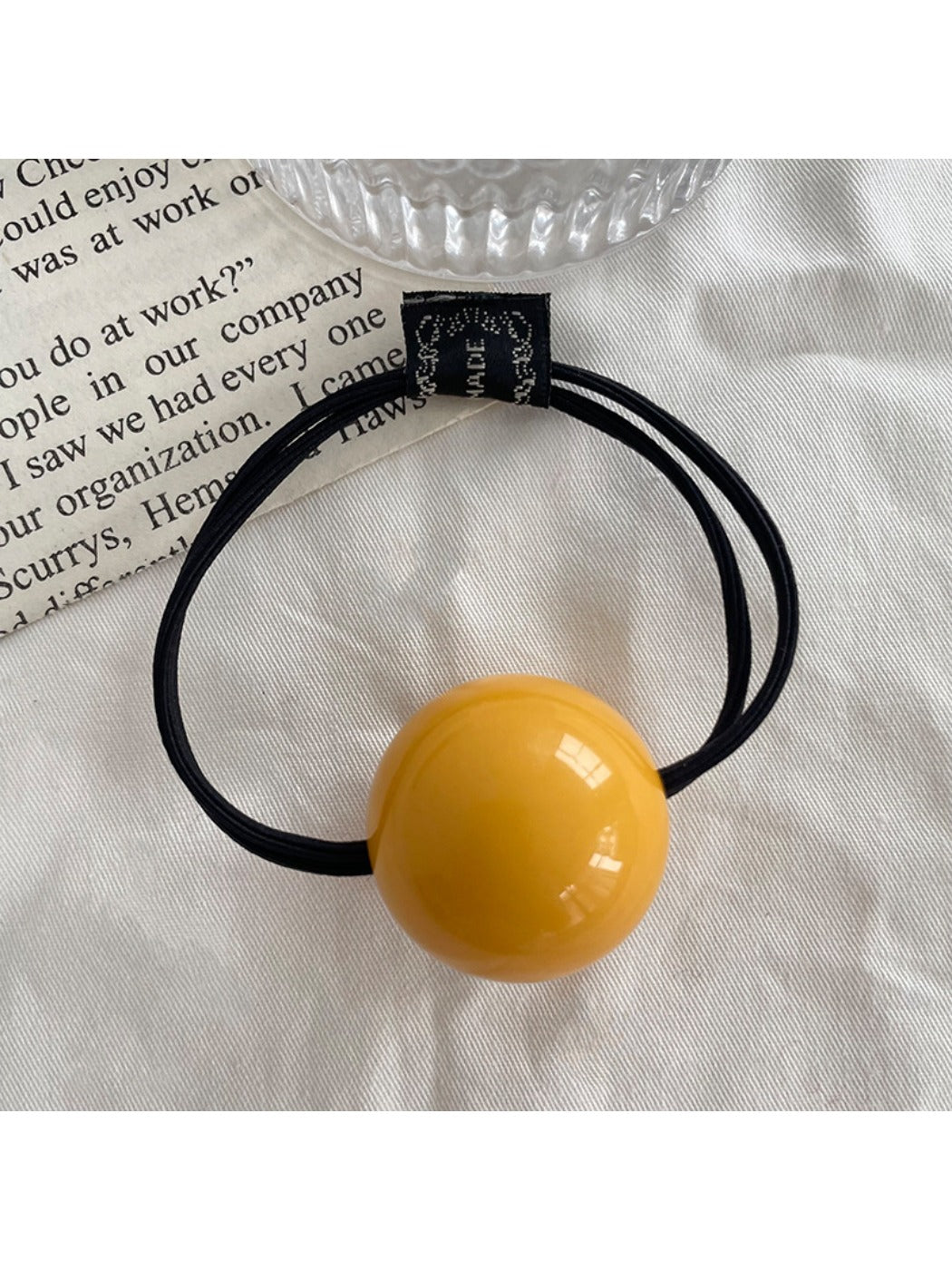 Gifty - Minimalist Solid Color Sphere Hair Tie