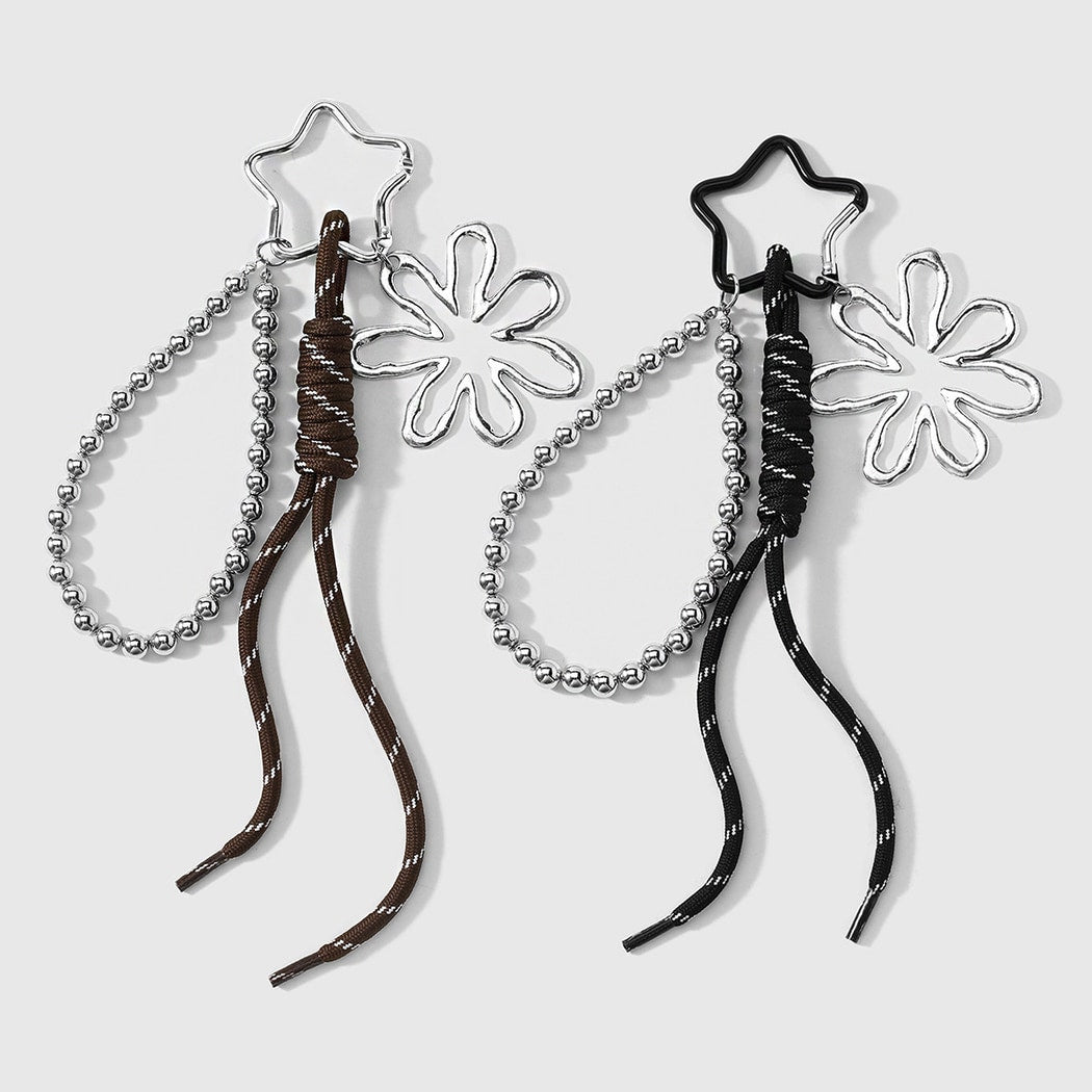 Keypus - Simple Style Openwork Floral Keychain
