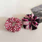Gifty - Colorful Knitted Striped Scrunchie