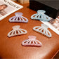 Beau - Colorful Openwork Half Round Claw Clip
