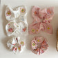 Gifty - Embroidered Satin-Look Polyester Scrunchie