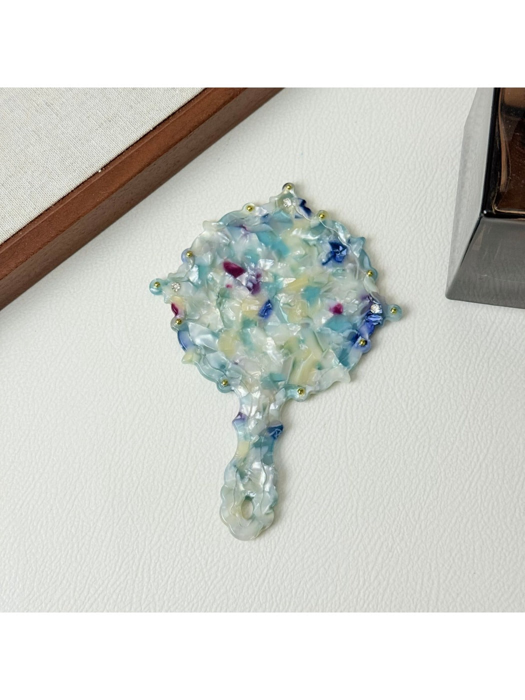 Mirroray - Fashion Pattern Hand-Held Mirror Portable