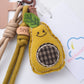 Keypus - Funny Yellow Avocado Keychain