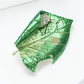 Brovia - Green Leaf Rhinestone Alloy Fashion Brooch