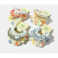 Gifty - 3 Pack Printed Beaded Hair Ties