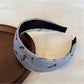 Gifty - Striped and Geometric Pattern Polyester Headband