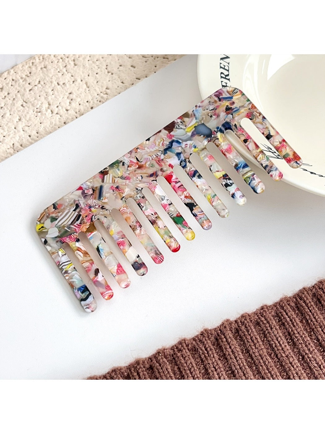 Camerow - Elegant Marble Comb Stylish Hair Accessory