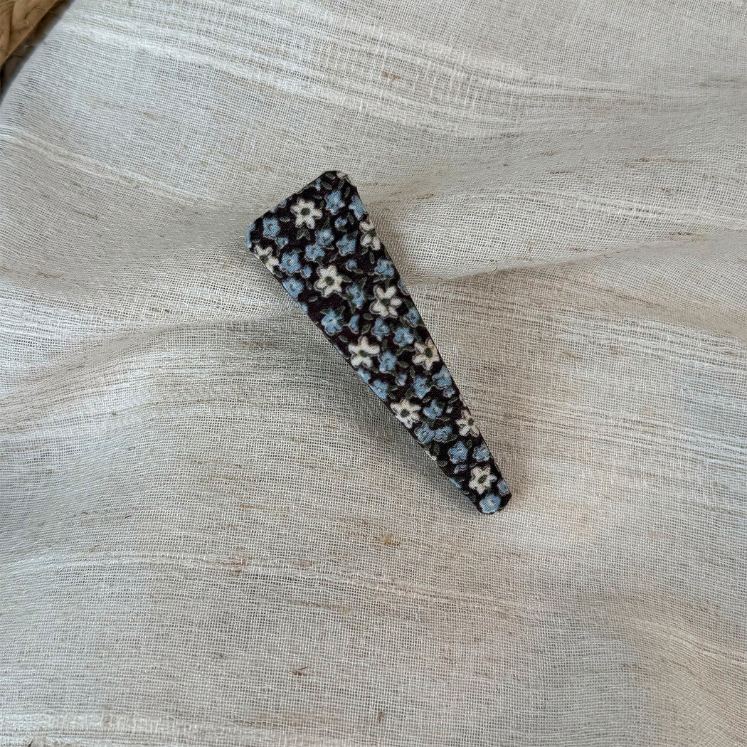 Beau - Floral Pattern Fabric Hair Clip