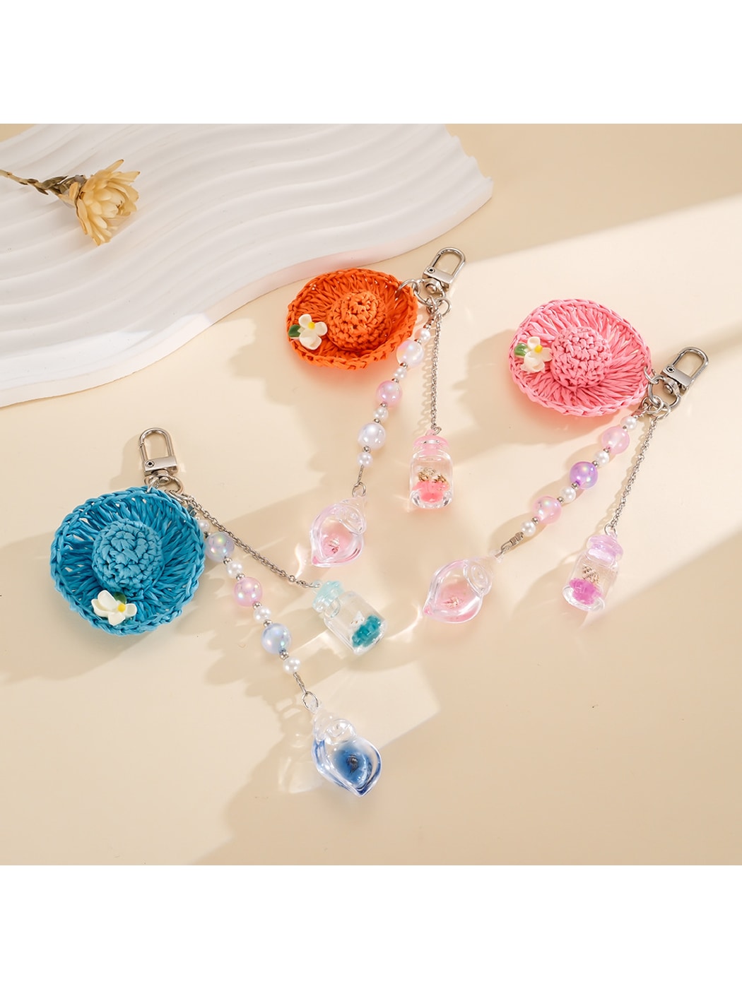Keypus - Summer Style Acrylic Pendant Bag Charm Keychain