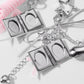 Keypus - Y2K Pink Peach Heart Accent Keychain