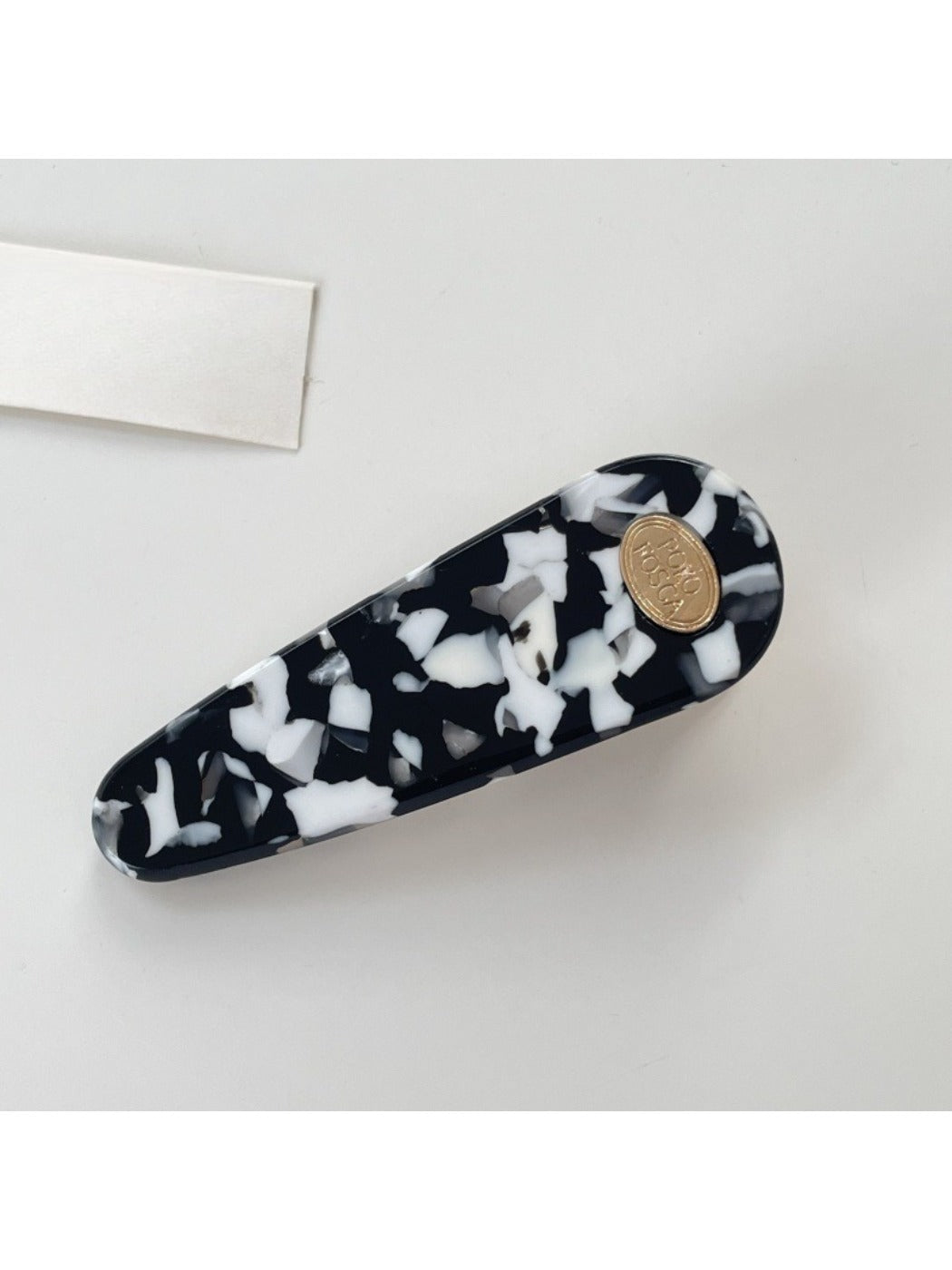 Beau - Water Droplet Type Acetate Hair Clip