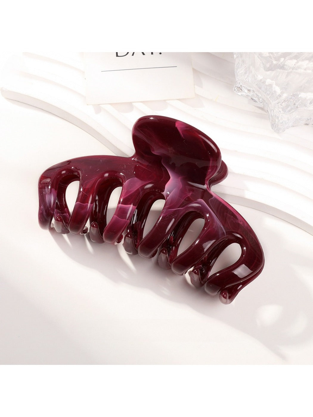 Beau - Ombre Pumpkin Shaped Hair Claw Clip