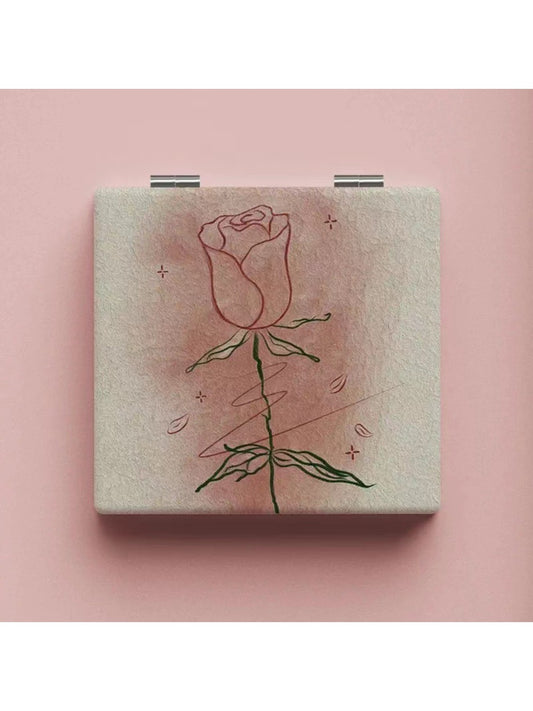 Mirroray - Romantic Rose Print Vanity Mirror
