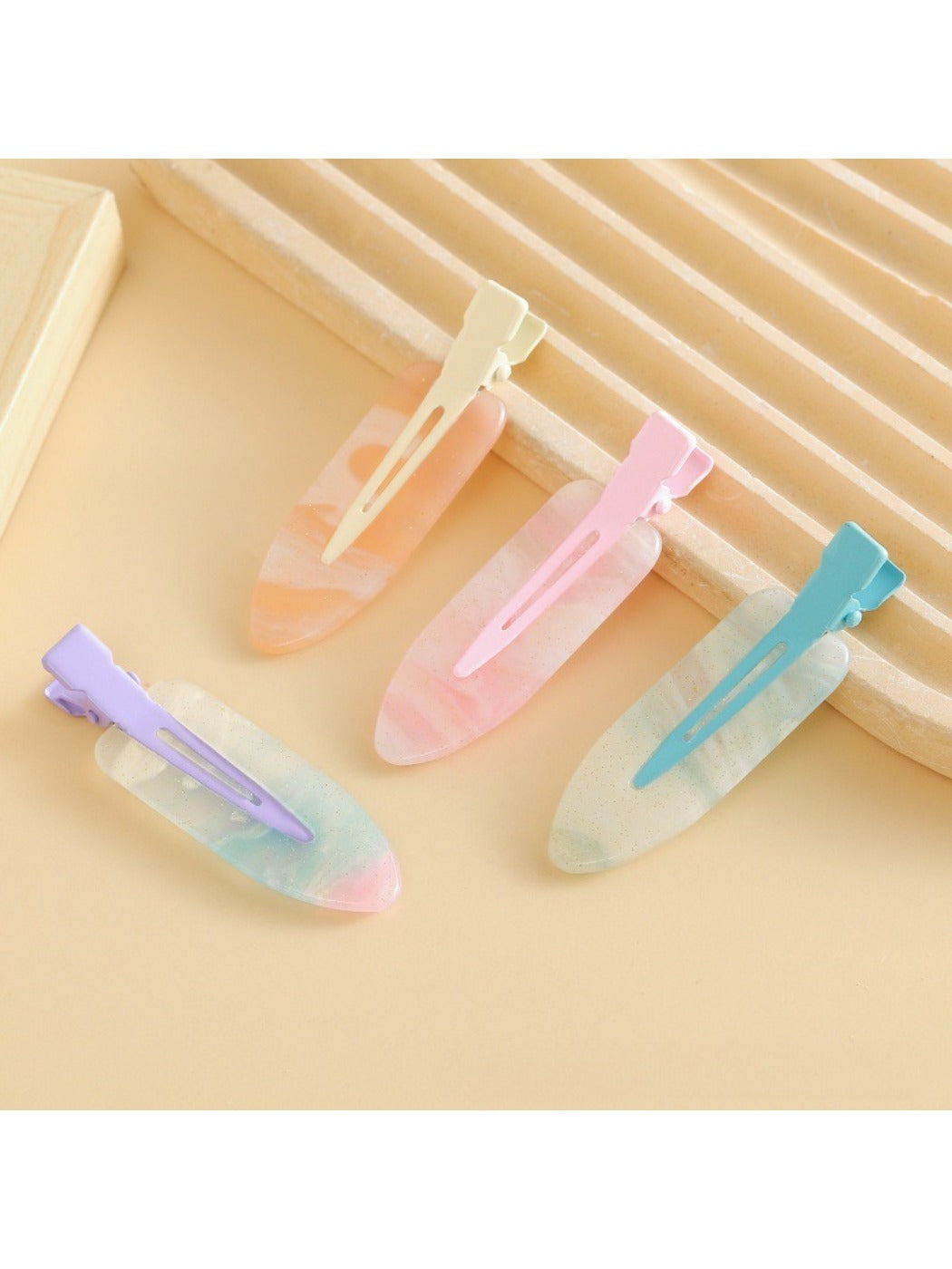 Beau - Macaron Color Straight Hair Clip
