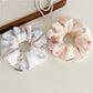 Gifty - Simple Printed Fabric Covered Elastic Scrunchie