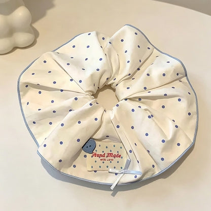Gifty - Elegant Polka Dot Polyester Fabric Scrunchie