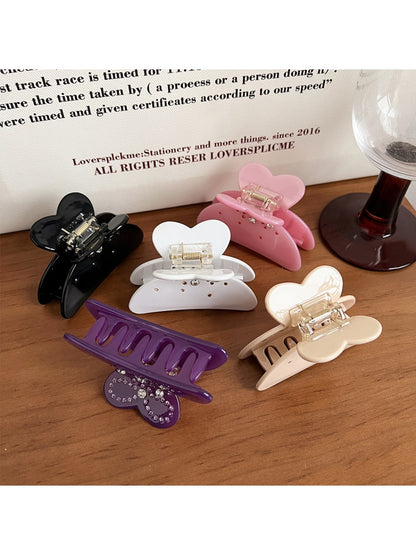 Beau - Butterfly Dot Rhinestone Hair Clip