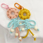Keypus - Beaded Fringe Flower Keychain