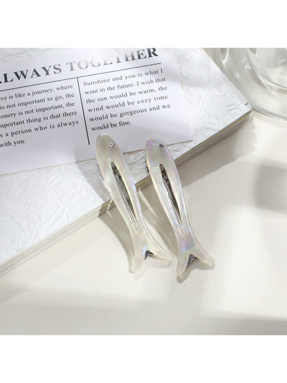 Beau - Acrylic Alloy Fish Shape Bangs Hair Clip