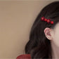 Beau - Red Velvet Flower Hair Clip