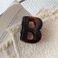 Beau - Minimalist B Shaped Hair Claw Clip