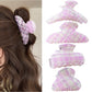 Beau - Geometric Acetate Fiber Alloy Claw Hair Clip